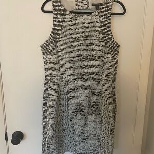 Banana Republic Black and White Sleeveless Dress